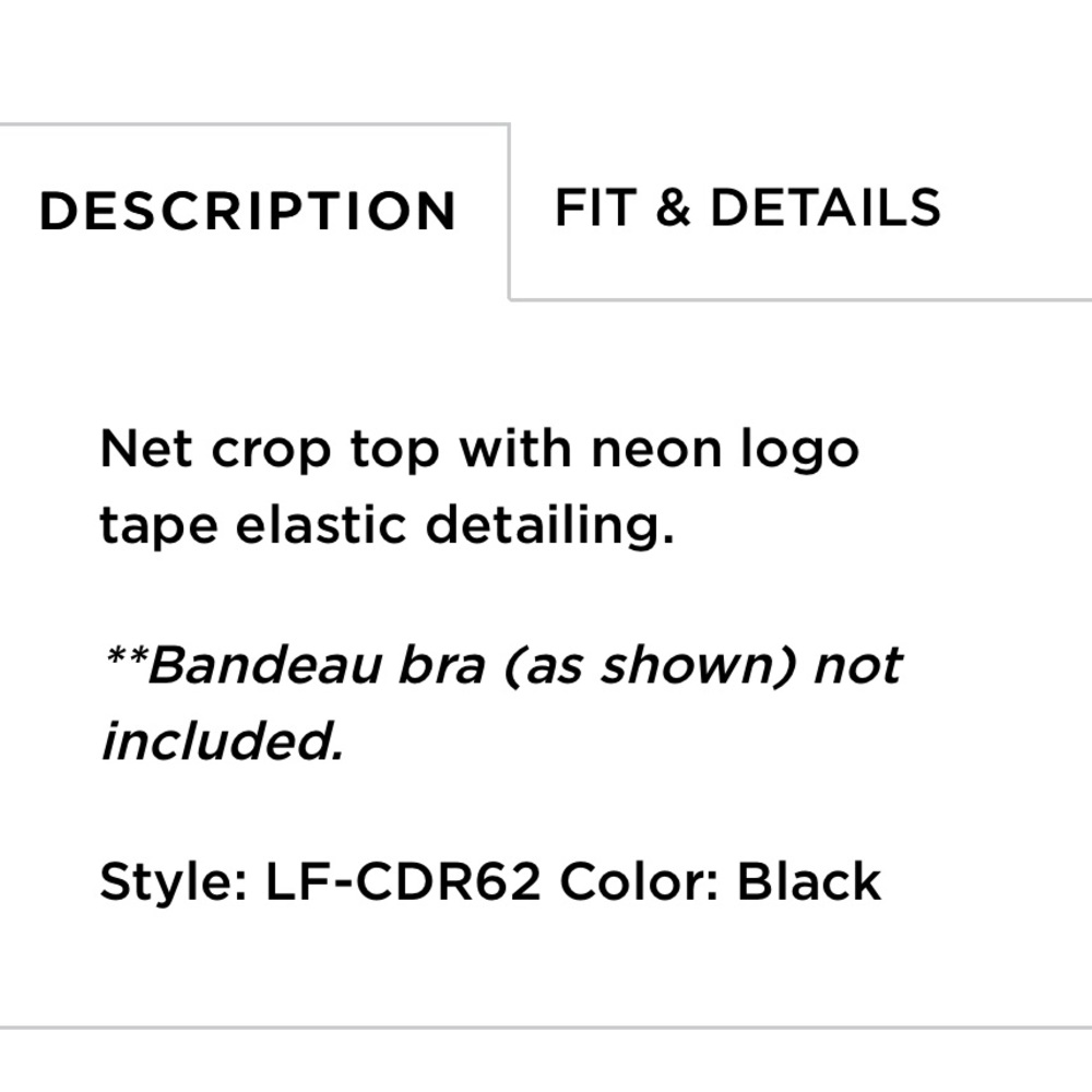 LF Crop Top - Picture 4 of 4